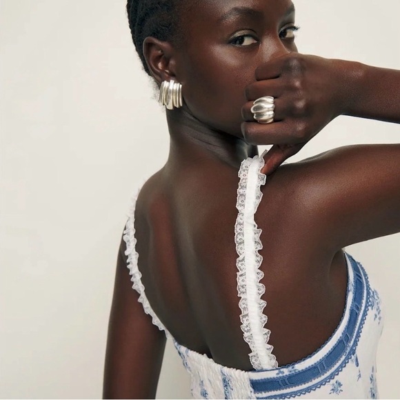 Reformation Paola Floral Linen Top - Picture 3 of 7